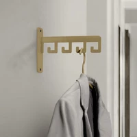 LIROdesign Garderobe Barcelona - Wandgarderobe Gold - 4 haken