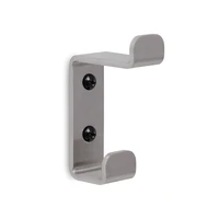 LIROdesign Kleiderhaken doppelt (Edelstahl)