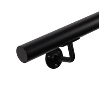 Runde Handlauf schwarz - Ø42,4 mm