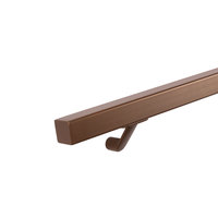 Quadratisch Handlauf Bronze - 40x40