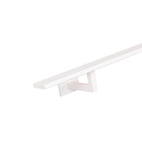 Treppengeländer weiß rechteckig - 40x10