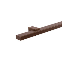 Treppengeländer Bronze rechteckig - 40x20