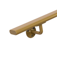 Treppengeländer Gold oval - 48x20