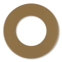 Abdeckscheibe gold für Flansch Ø25