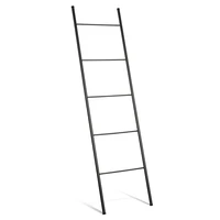 LIROdesign Dekorationsleiter - Handtuchhalter Berlin schwarz