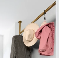 Garderobenstange Eck Gold Ø32