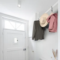 Garderobenstange Eck weiß Ø32