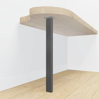 Tischbein Edelstahl rechteckig