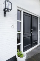 LIROdesign - Hausnummer Edelstahl - Nr. 4