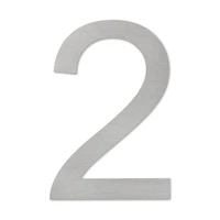 LIROdesign - Hausnummer Edelstahl XL - Nr. 2