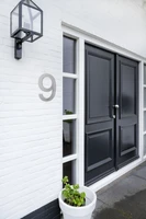 LIROdesign - Hausnummer Edelstahl XL - Nr. 9