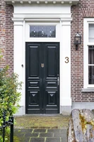 LIROdesign - Hausnummer Cortenstahl - Nr. 3