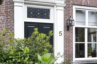 LIROdesign - Hausnummer Cortenstahl - Nr. 5