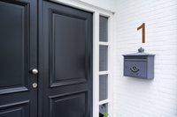 LIROdesign - Hausnummer Cortenstahl XL - Nr. 1