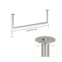 Garderobenstange U-form Edelstahl Ø32