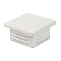 Abschlußkappe weiß für Rohr 20x20 (Satz mit 2 Stück)