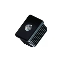 Abschlußkappe für Rohr 50x25 mit M10-Gewinde (Satz mit 2 Stück)