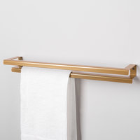 LIROdesign Handtuchhalter doppelt Stockholm Gold - M