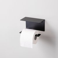 LIROdesign Toilettenpapierhalter Stockholm schwarz - S