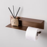 LIROdesign Toilettenpapierhalter Stockholm Bronze - L