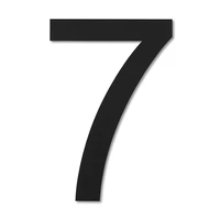 LIROdesign - Hausnummer schwarz- Nr. 7