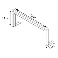LIROdesign Handtuchhalter Lissabon - 35cm