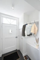 Kleiderstange weiß Ø32 (Blind)