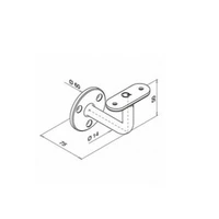 Handlauf Gold oval - 48x20