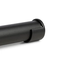 Flansch Ø25 schwarz (offen)