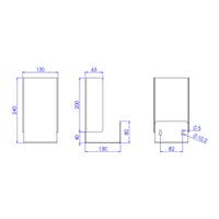 LIROdesign Toilettenpapierhalter Valencia Gold