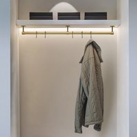 Abstandhalter Gold Ø32mm (offen) L=130mm