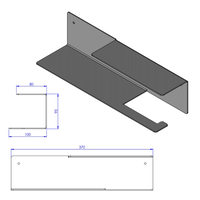 LIROdesign Toilettenpapierhalter Stockholm Weiß - L