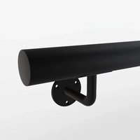 Runde Handlauf gun metal - Ø42,4 mm