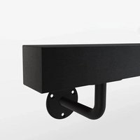 Quadratisches Handlauf gun metal - 40x40