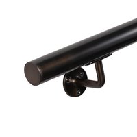 Runde Handlauf gun metal - Ø42,4 mm