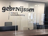 Hustentrennwand aus Kunststoff 800x700mm