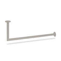 Garderobenstange eck graubeige ø32