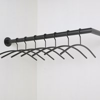 Kleiderstange Eck schwarz Ø32