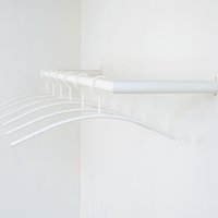 Kleiderstange U-form weiß Ø32