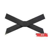 LIROdesign Buchstütze Schwarz - Buchständer - Metallbuchständer - Buchständer