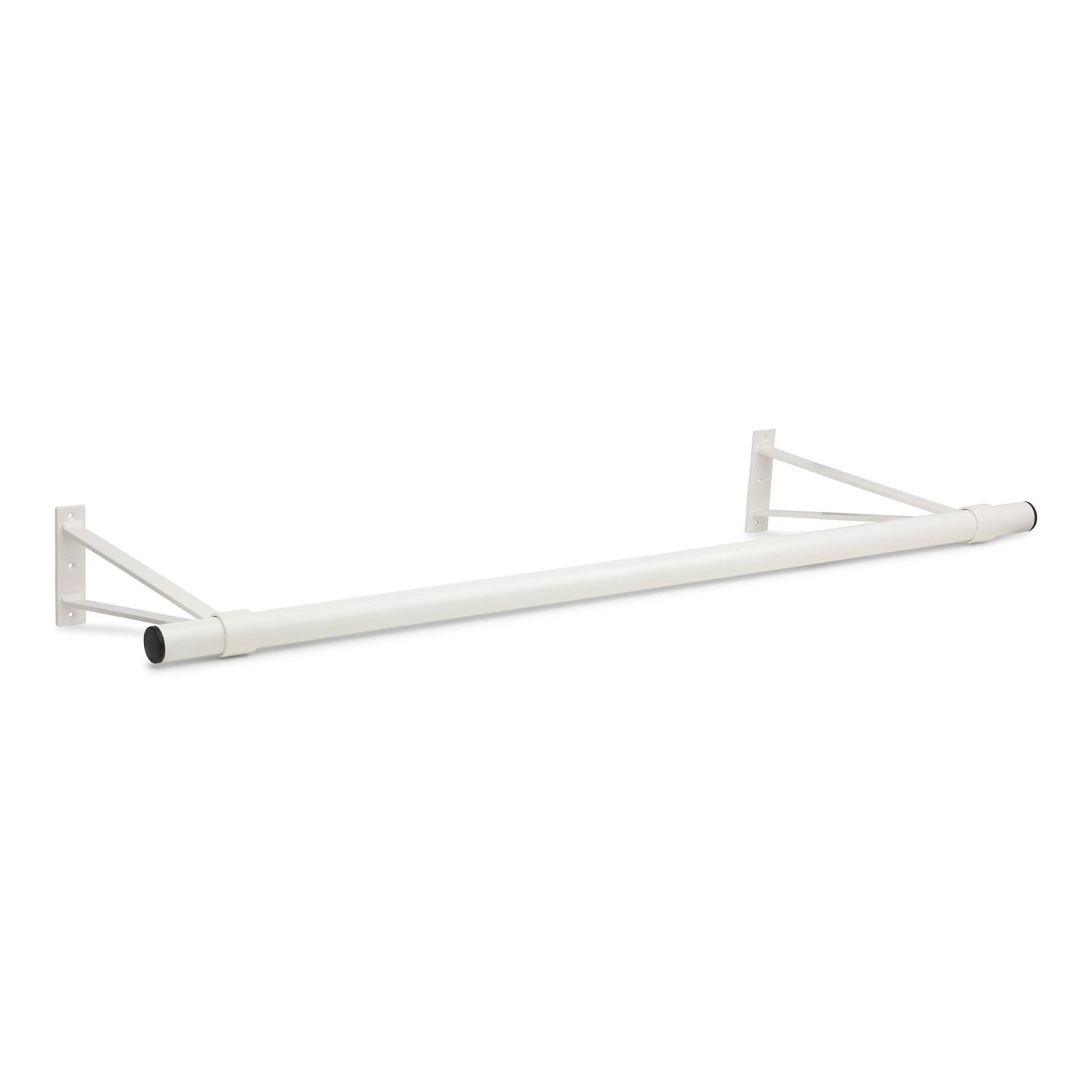 Kleiderstange weiß Ø32 (mit abstandhalter 350mm)