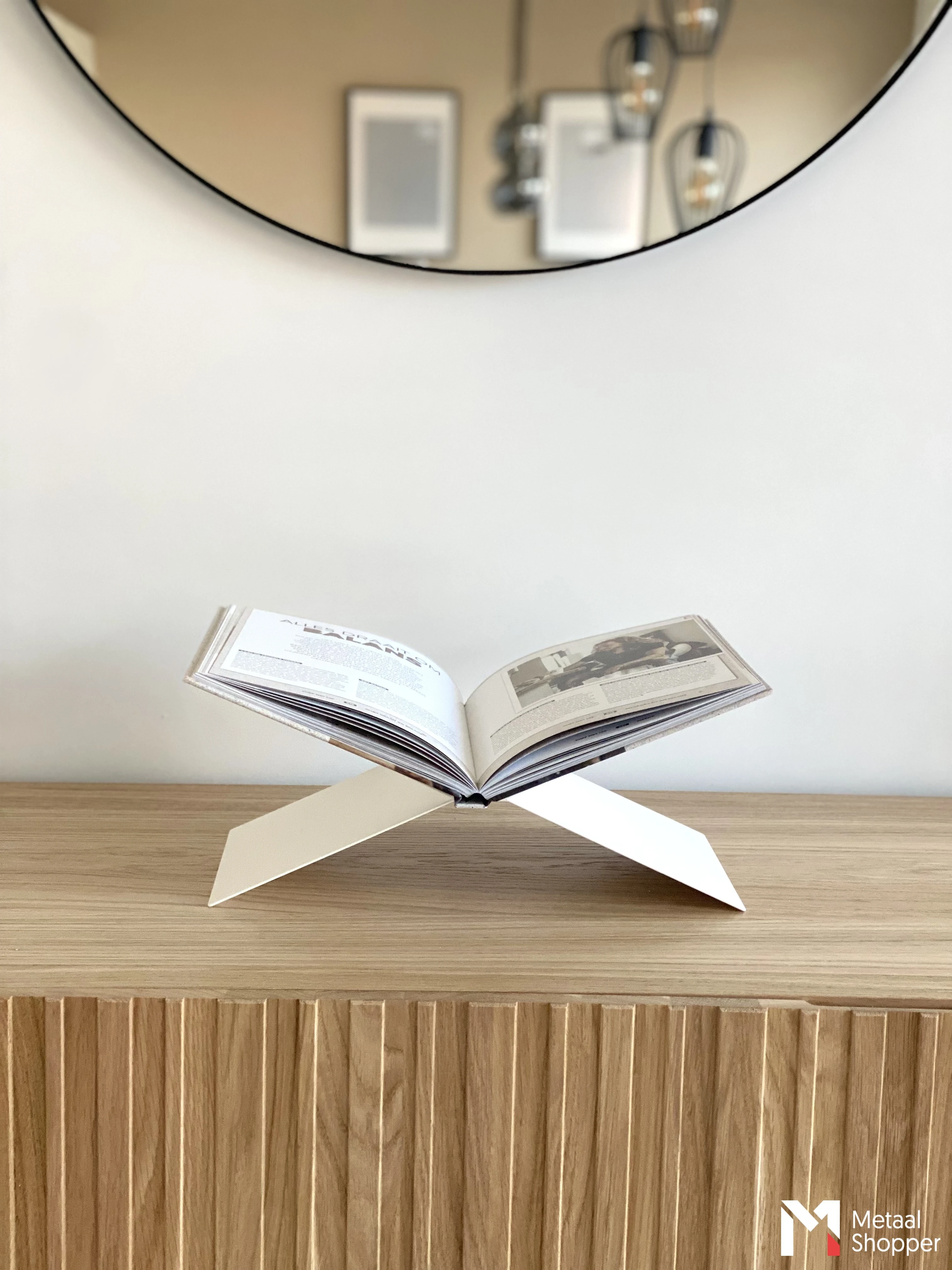 LIROdesign Buchständer weiß