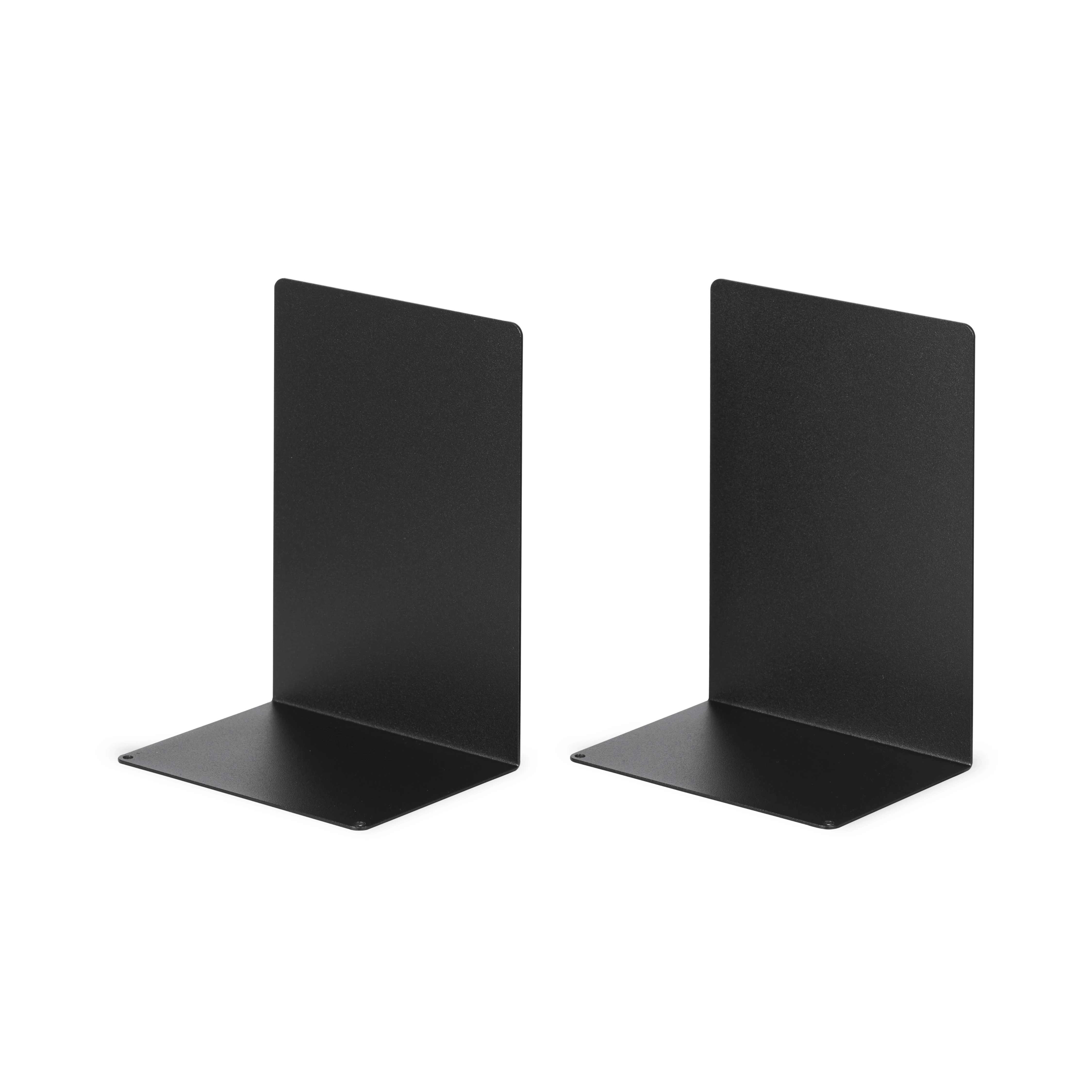 LIROdesign Buchstütze schwarz (2er-Set)