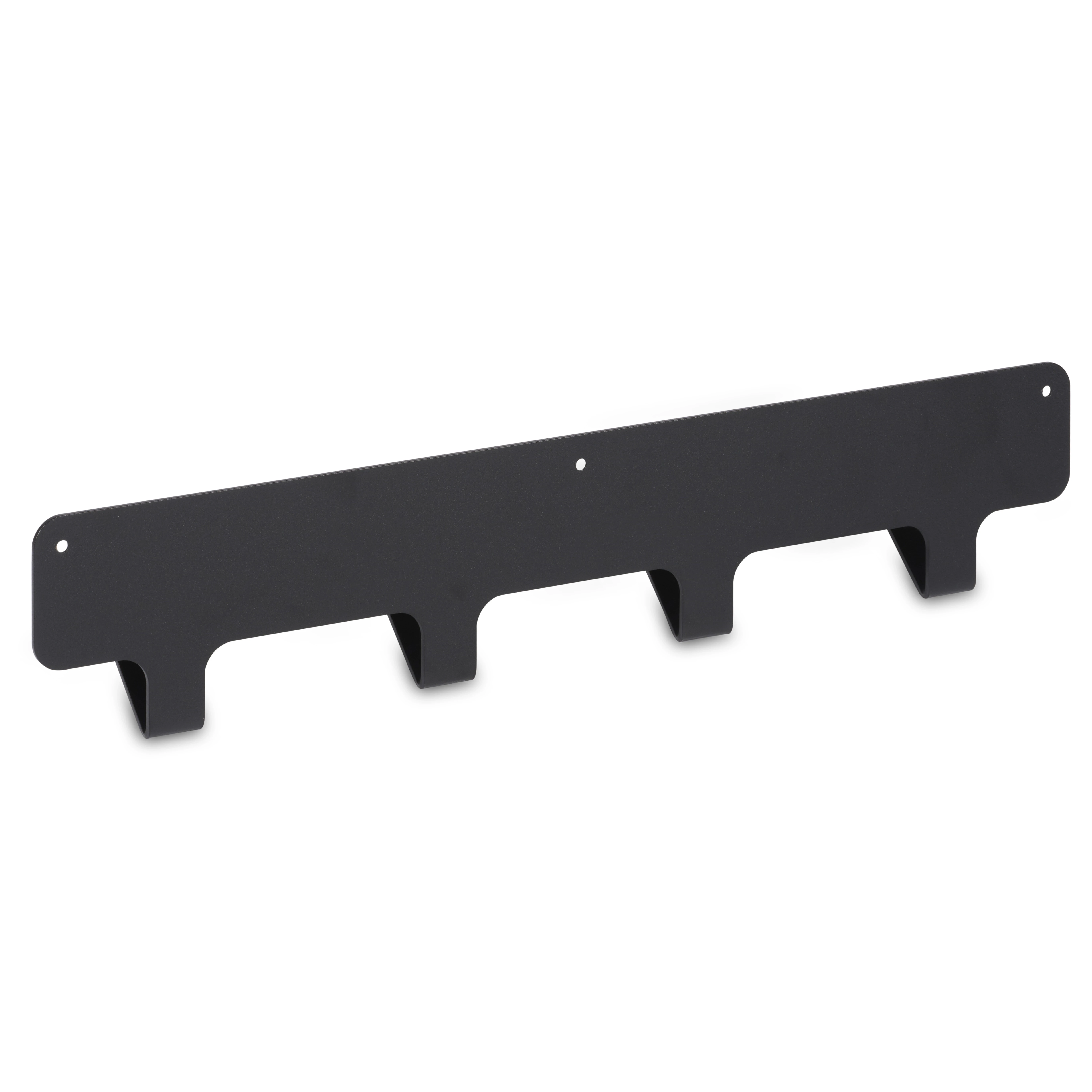 LIROdesign Garderobe Valencia - Wandgarderobe schwarz - 40cm