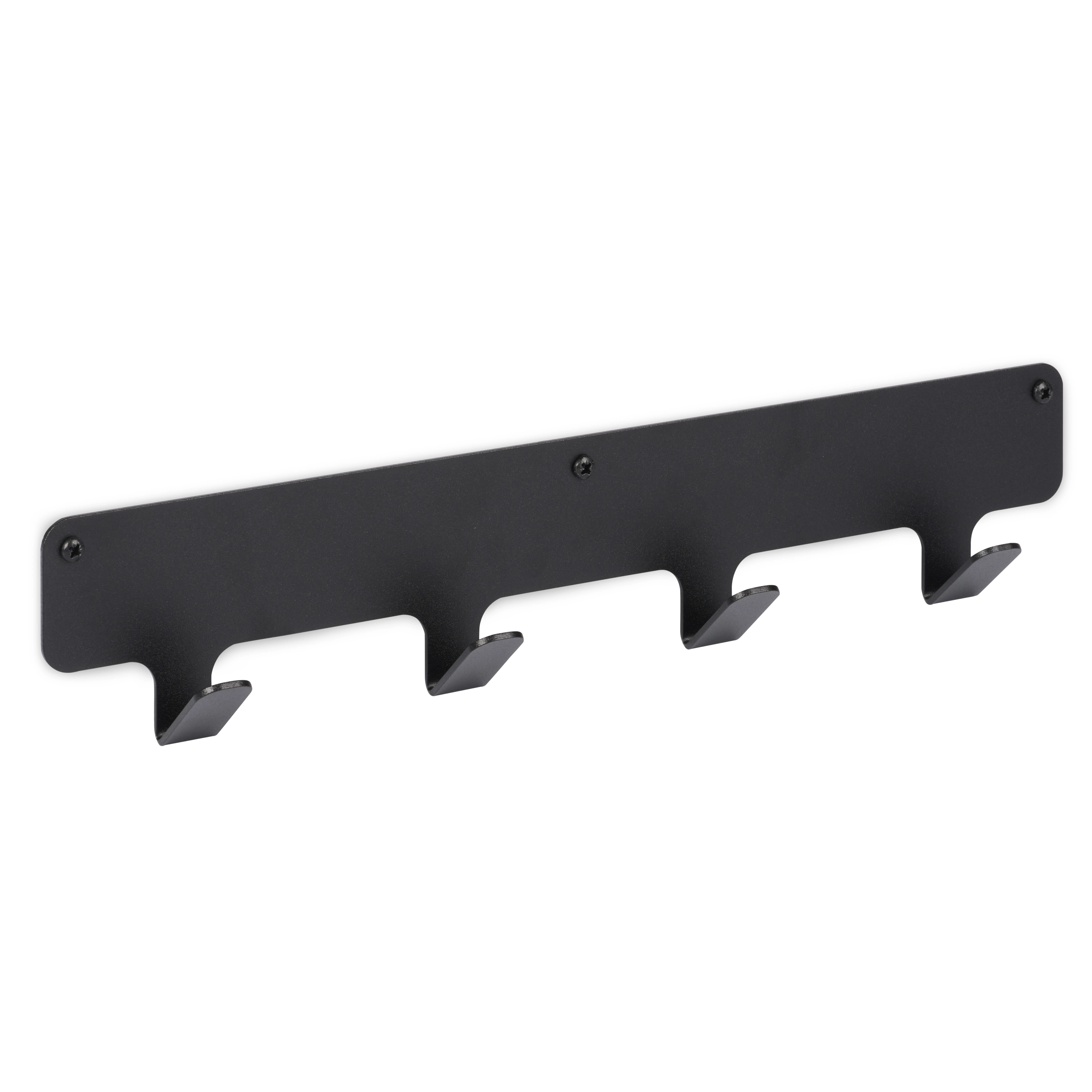 LIROdesign Garderobe Valencia - Wandgarderobe schwarz - 40cm