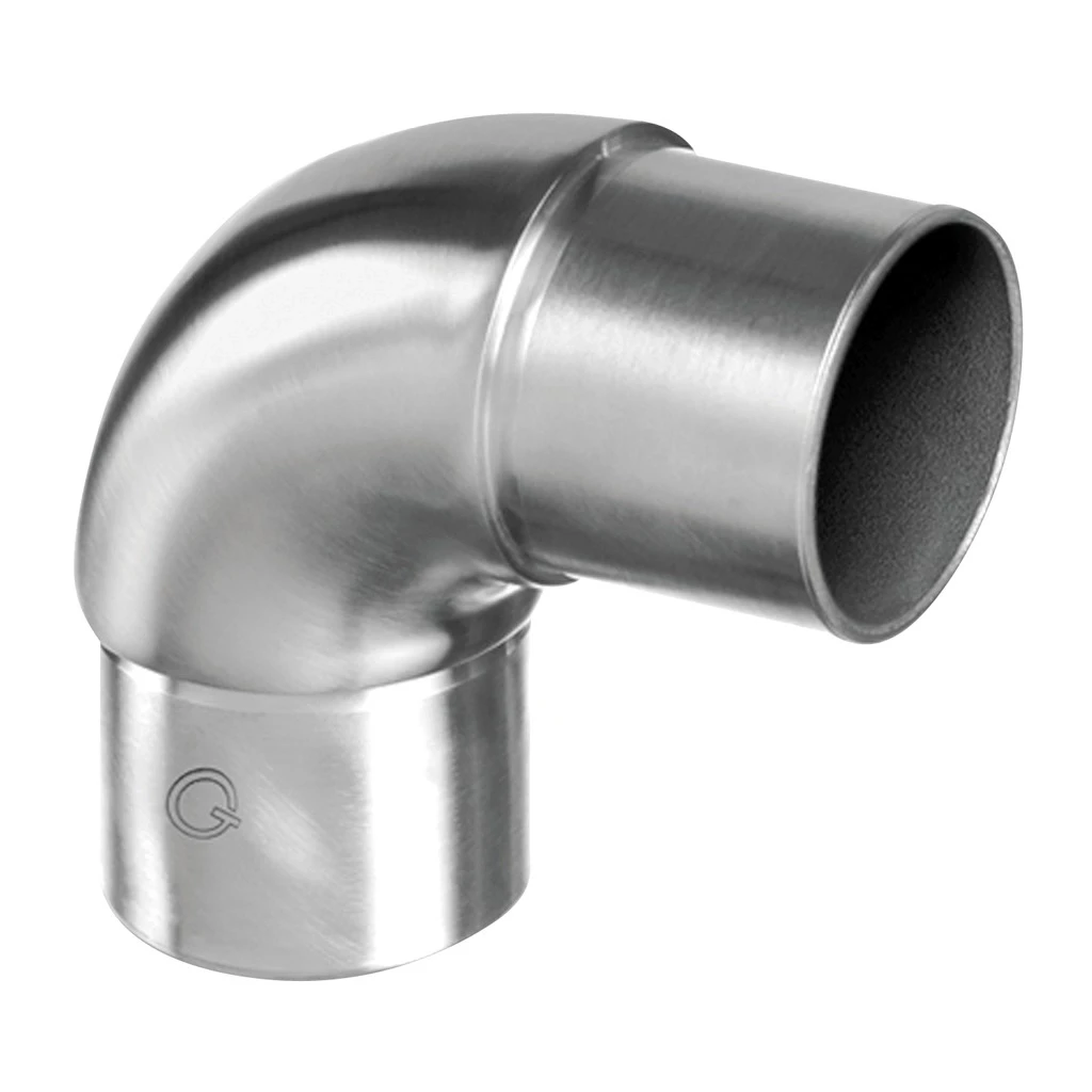 Eckverbinder gebogen 90° für Rohr Ø42,4