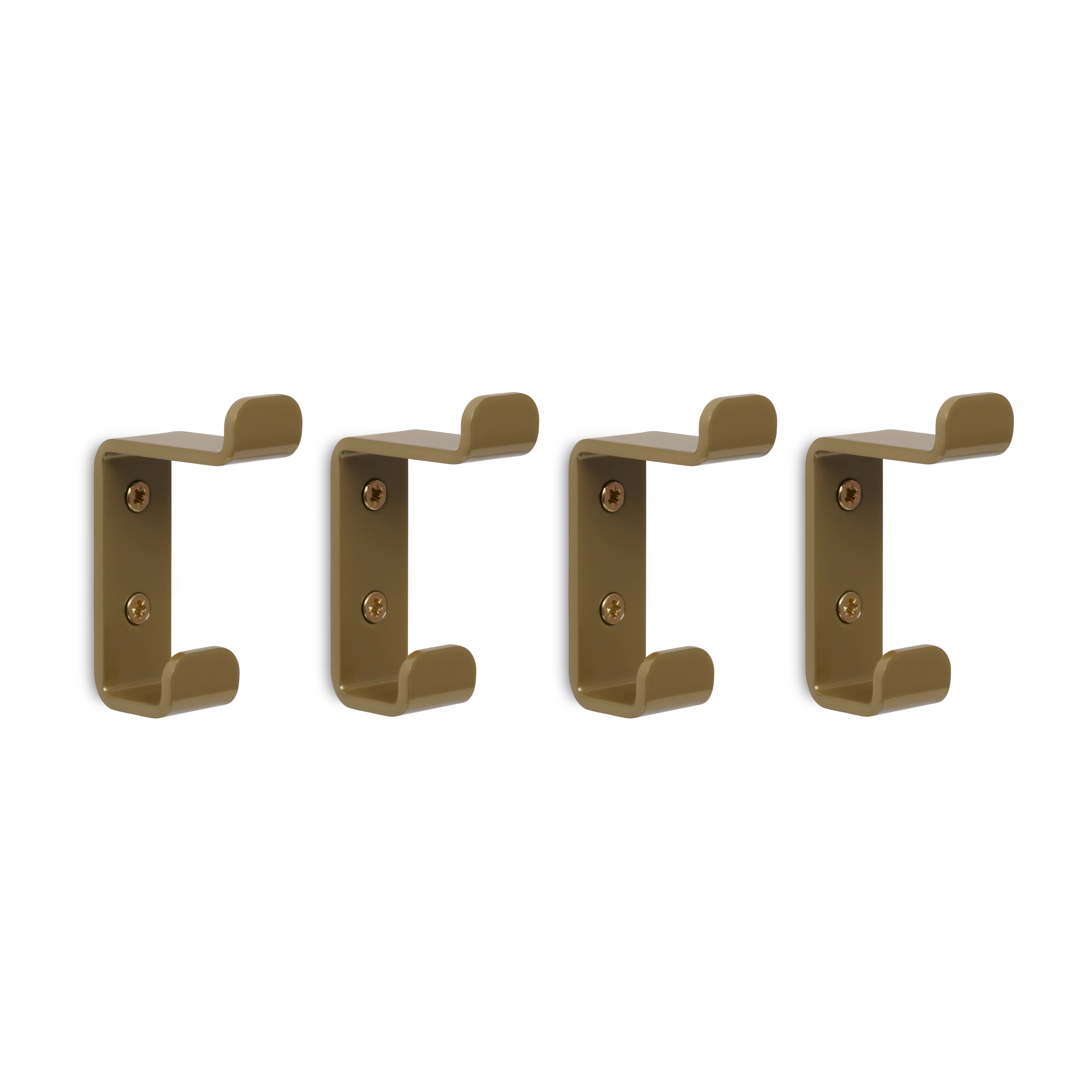 LIROdesign Kleiderhaken doppelt (Gold)