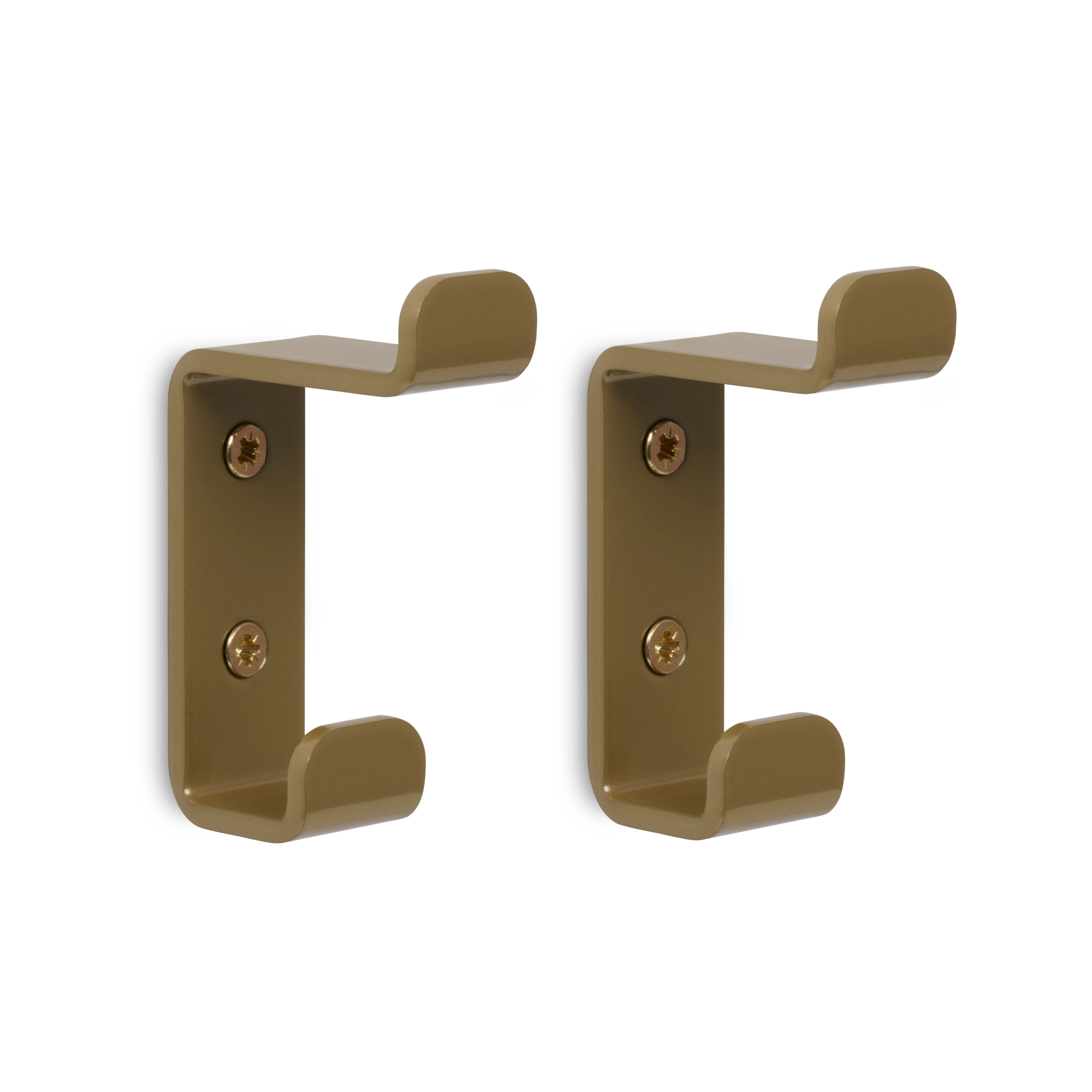 LIROdesign Kleiderhaken doppelt (Gold)