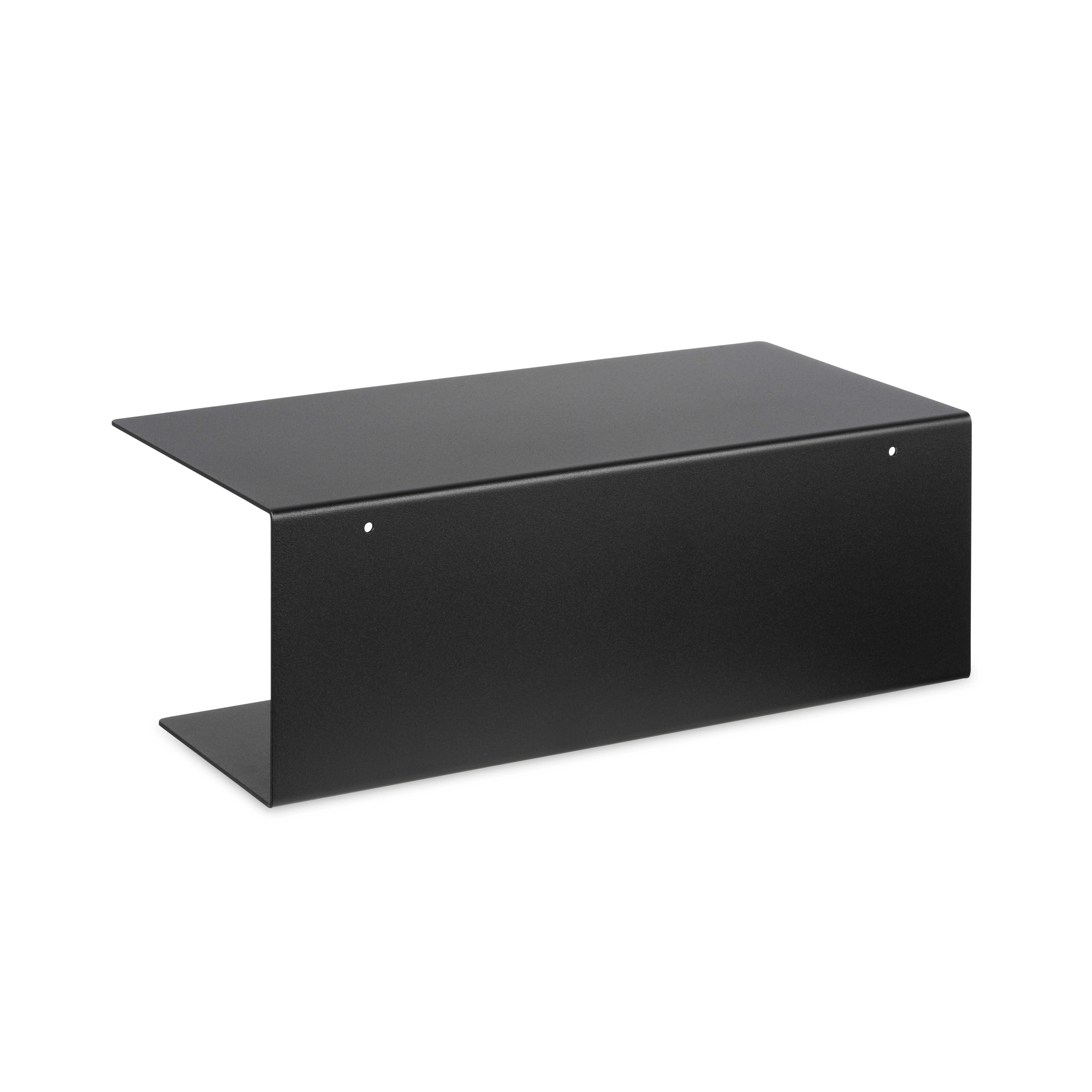 LIROdesign Wandregal - Schwebender Nachttisch Valencia schwarz