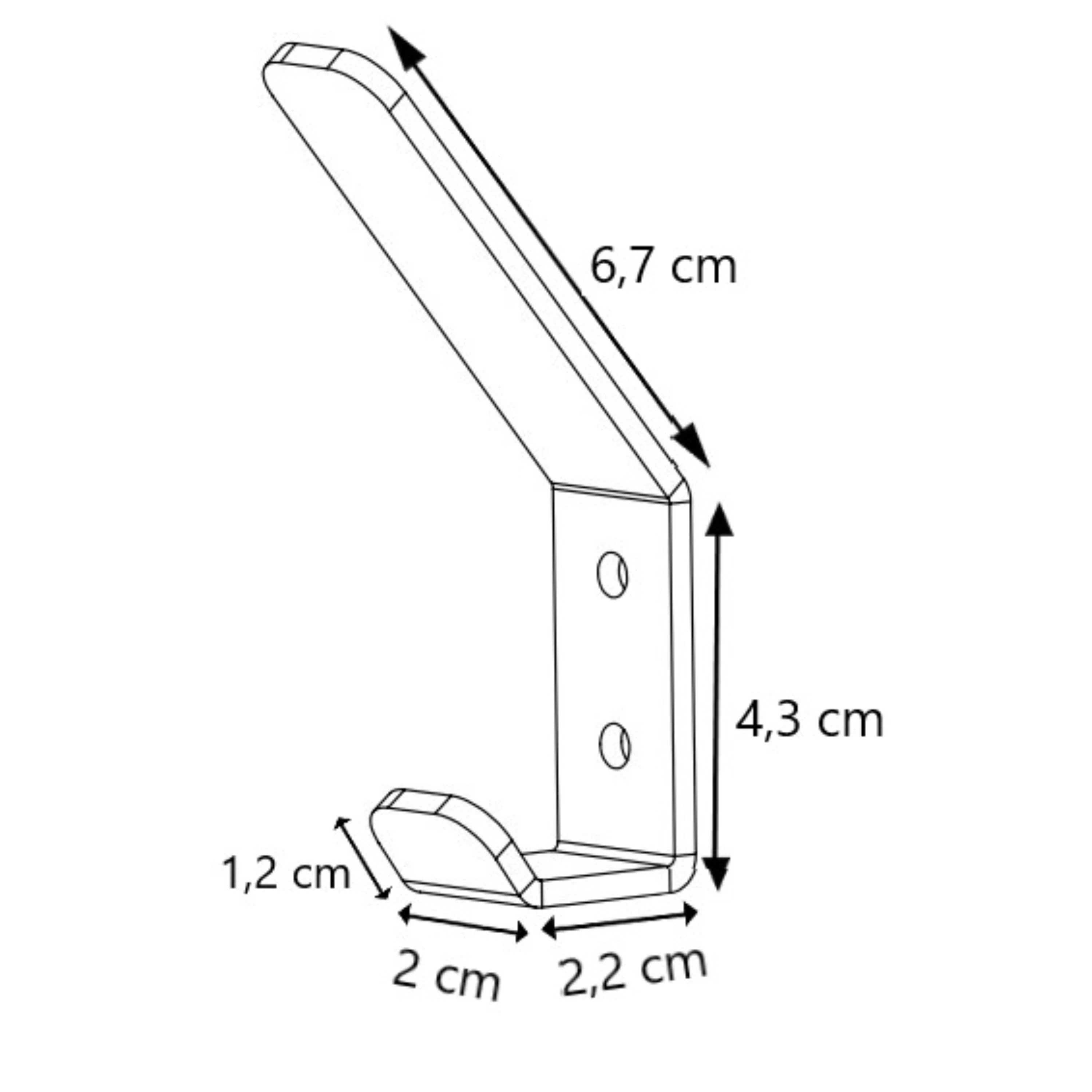 LIROdesign Kleiderhaken (Bronze)